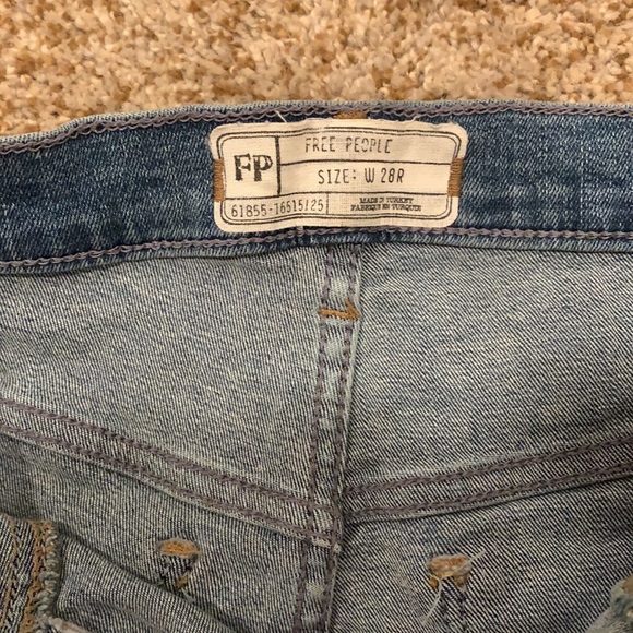 Free People Sz 28 High waist  stretch skinny jeans - Picture 2 of 4